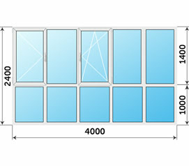 Окно Проведал 4000x2400 панорамное